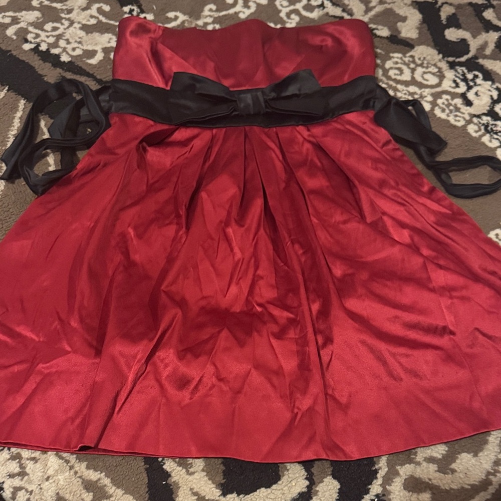 Speechless Red and Black Formal Kids Dress